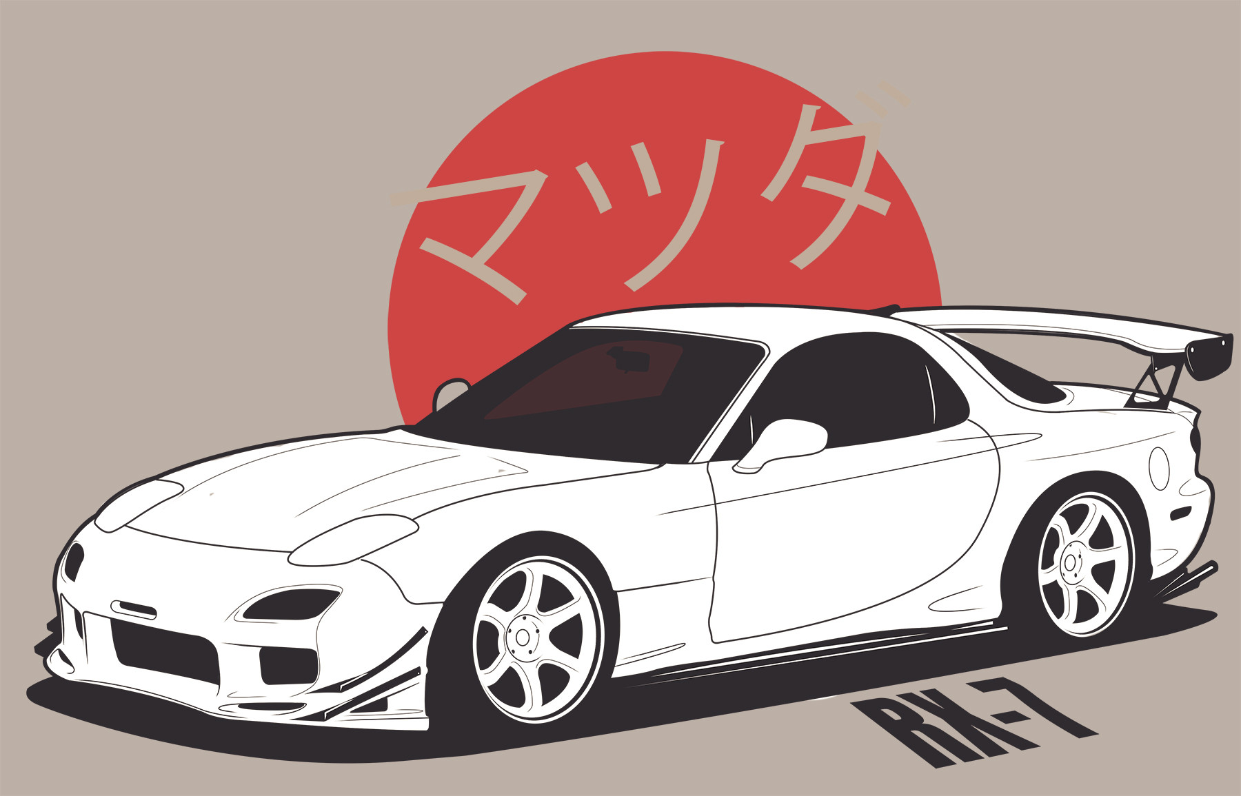 ArtStation - Mazda RX-7