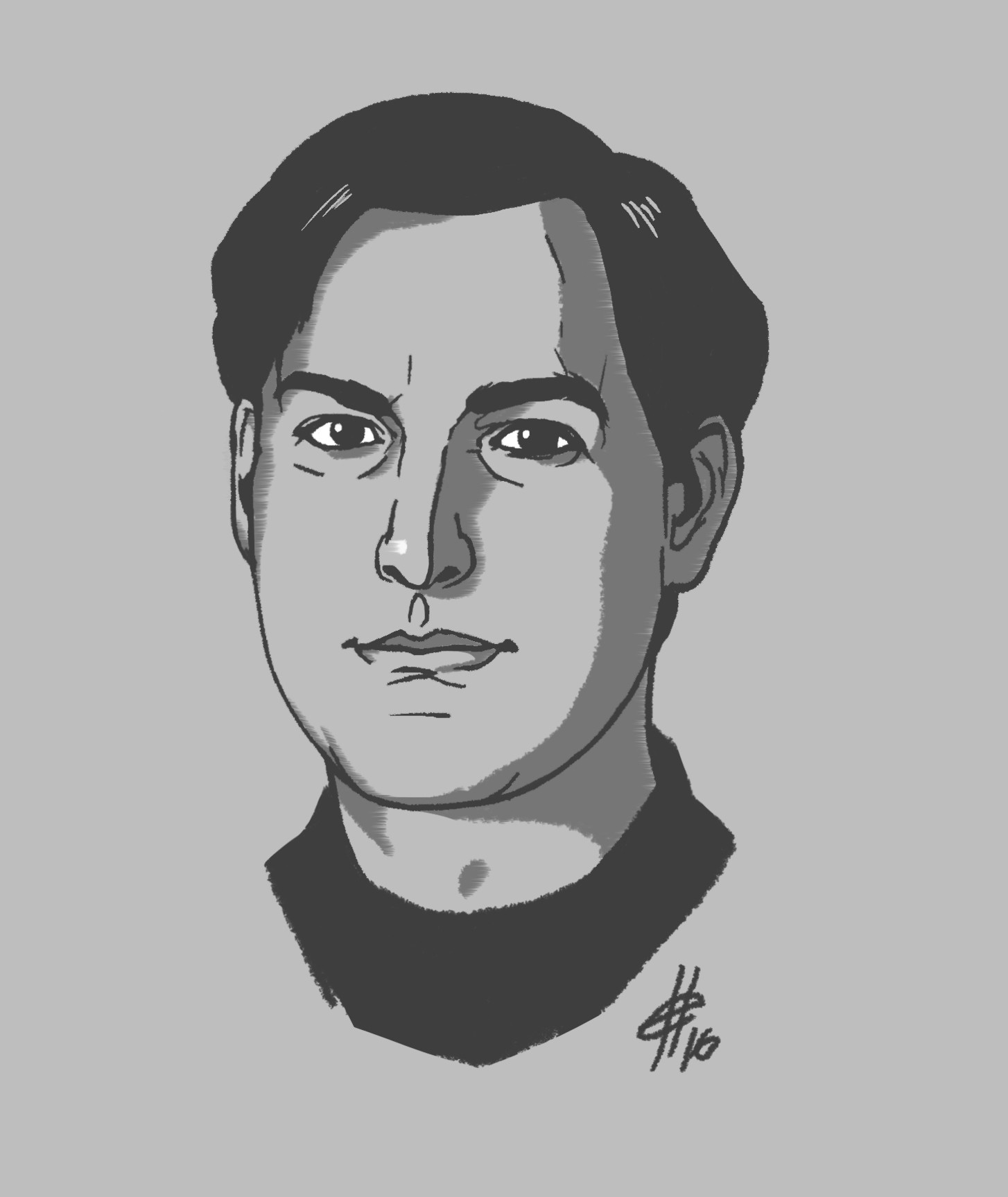 Artstation Young Steve Jobs Ekaterina Nesterova