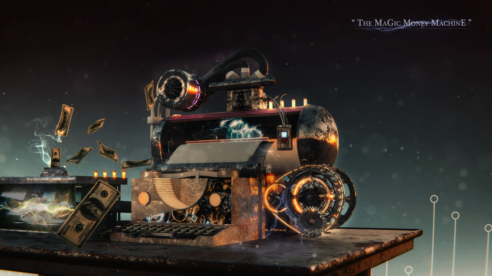 ArtStation The Magic Money Machine