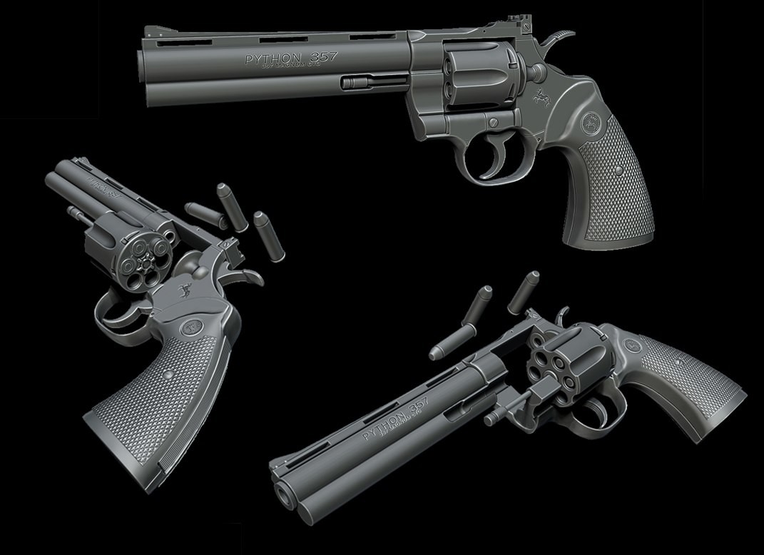 Colt Python 357 Magnum Revolver.