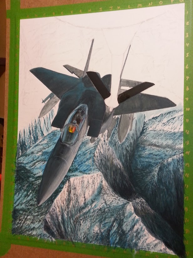 10: Continuing with the F-15 and background. 