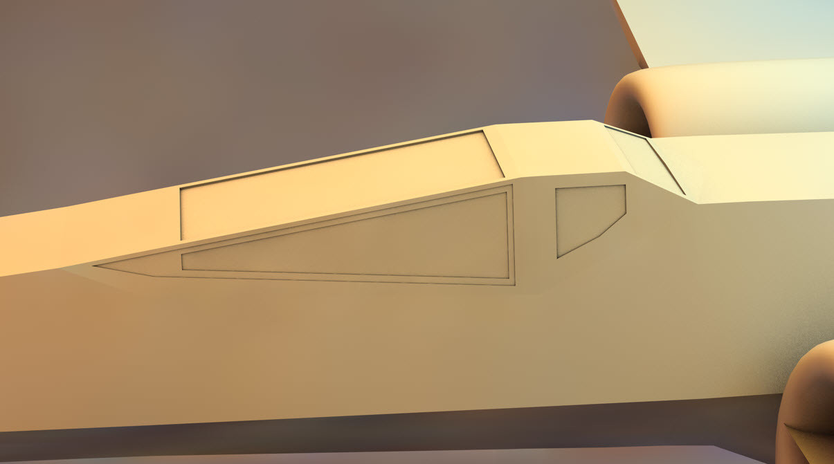 5: There was a lot of modifying and remodifying of the shapes as I continued the build.