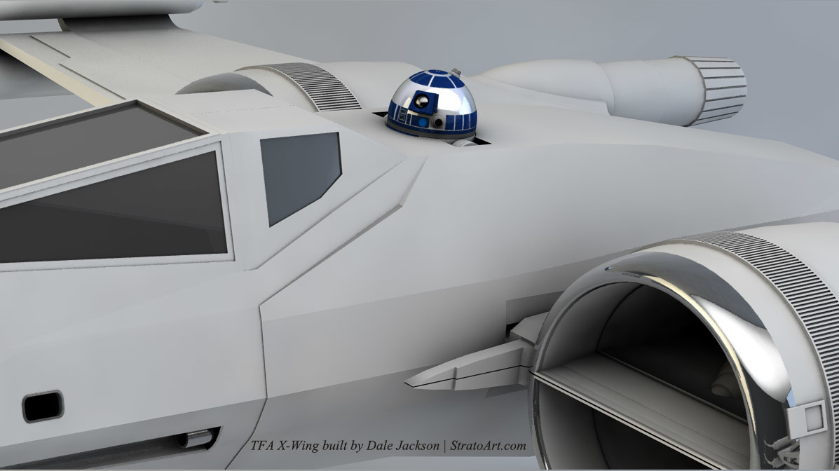 34: R2! Where are you!?  Oh, there you are. I had no idea that R2 wouldn't be in an X-Wing in this movie. 