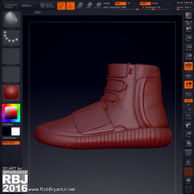 Rob Bryant Jr Adidas Yeezy Boost 750 CGI Breakdown
