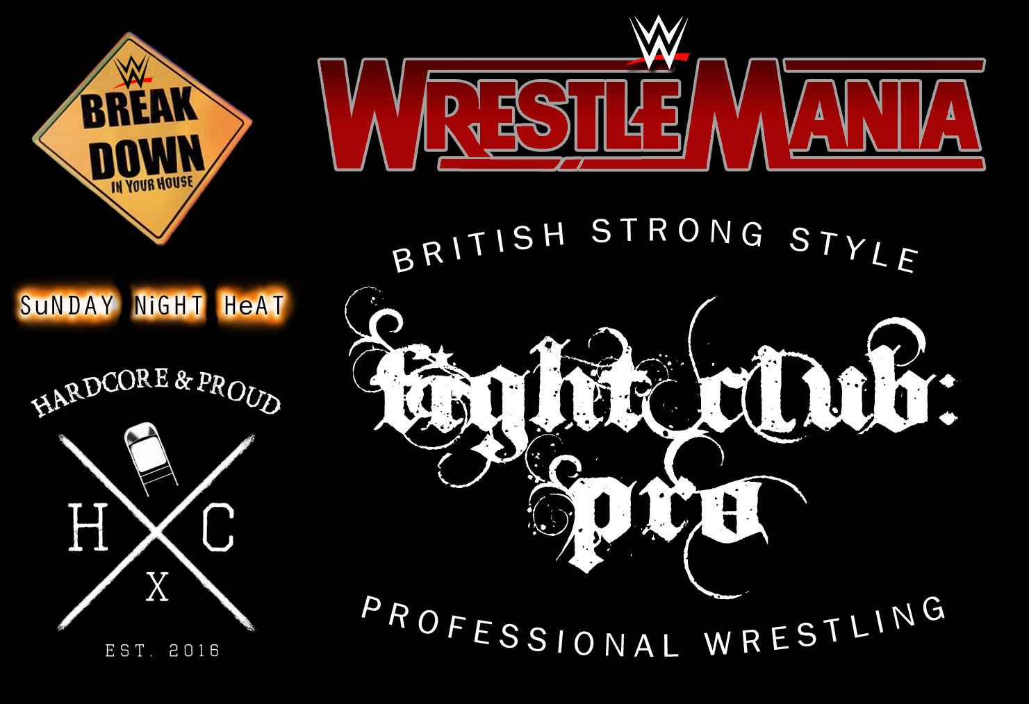 Pro Wrestling Logos