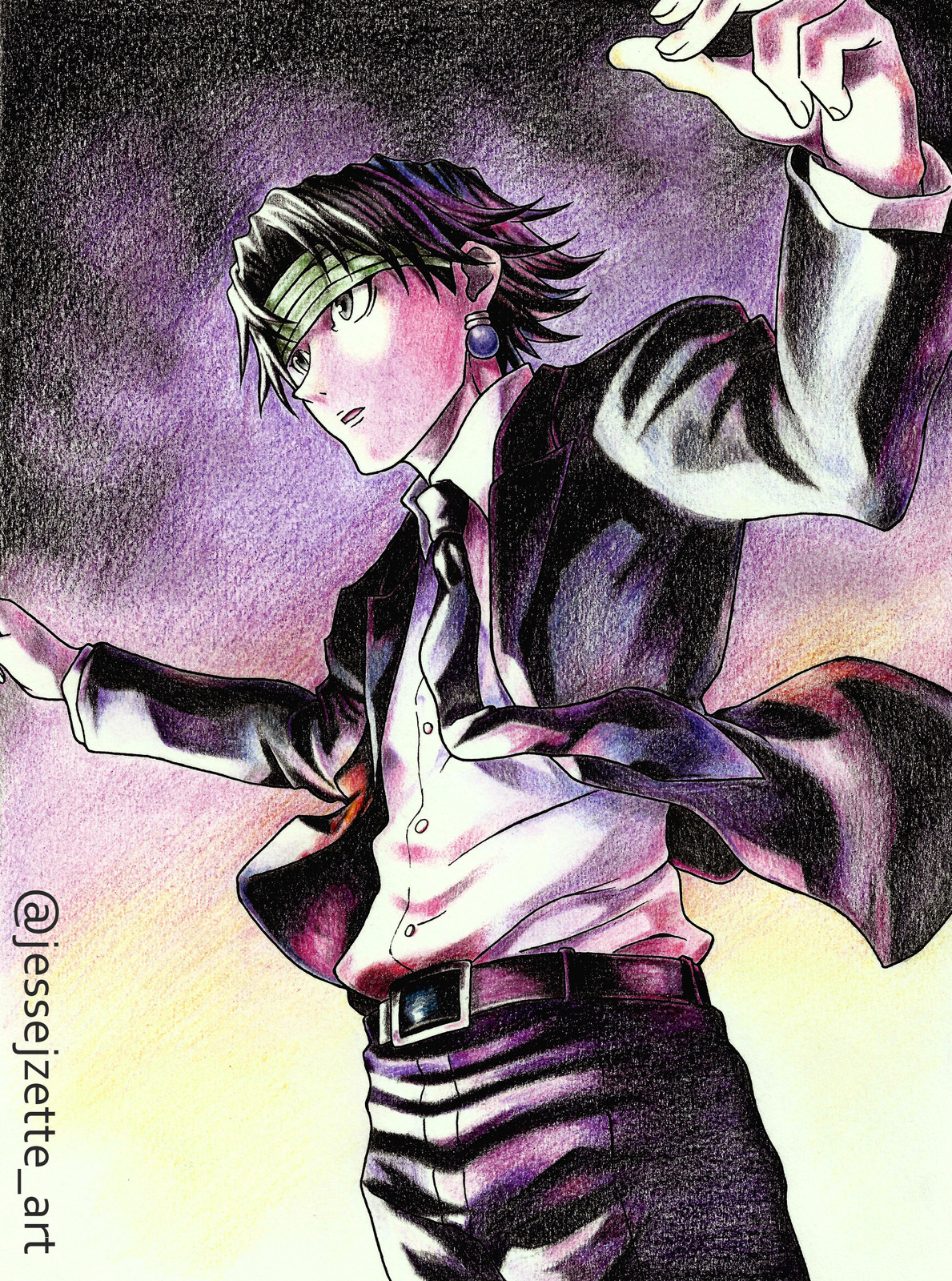 Artstation Chrollo Lucilfer Jesse Jzette Art