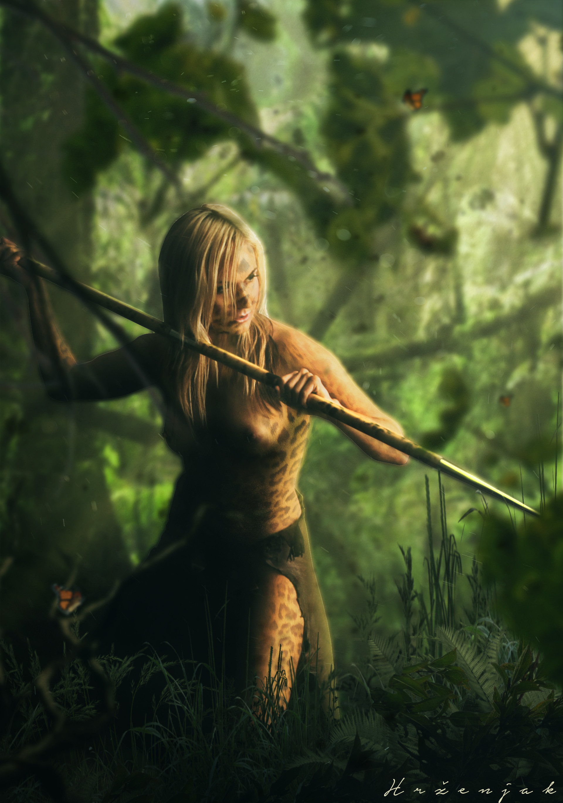 ArtStation Jungle huntress