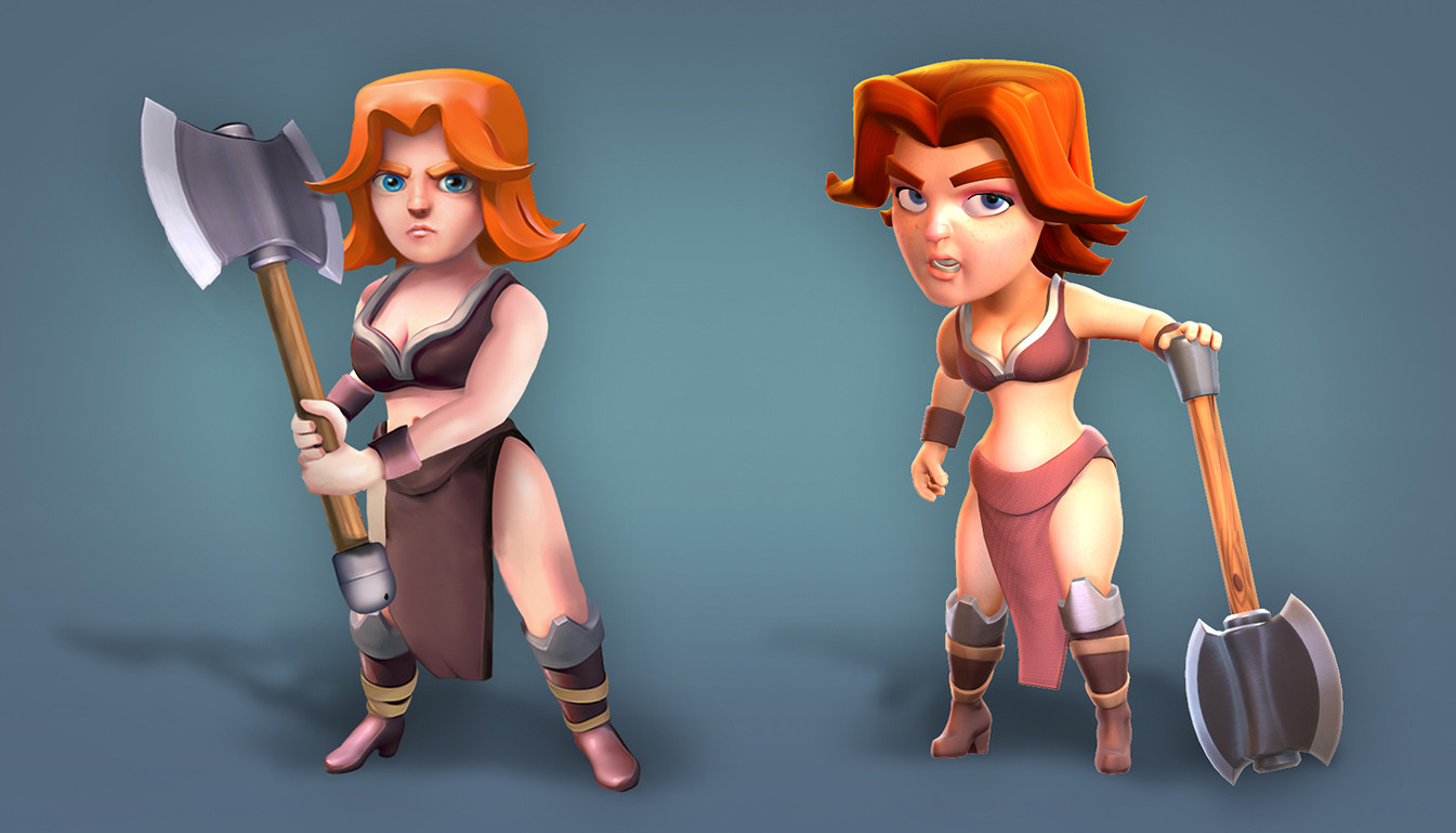 Jay Doherty - Clash of Clans Valkyrie.