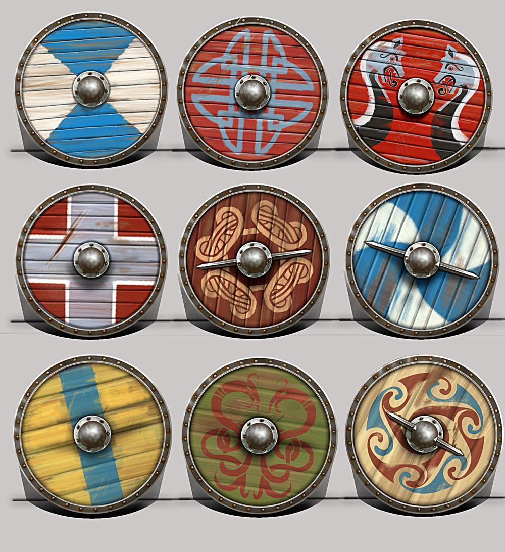 Viking shields