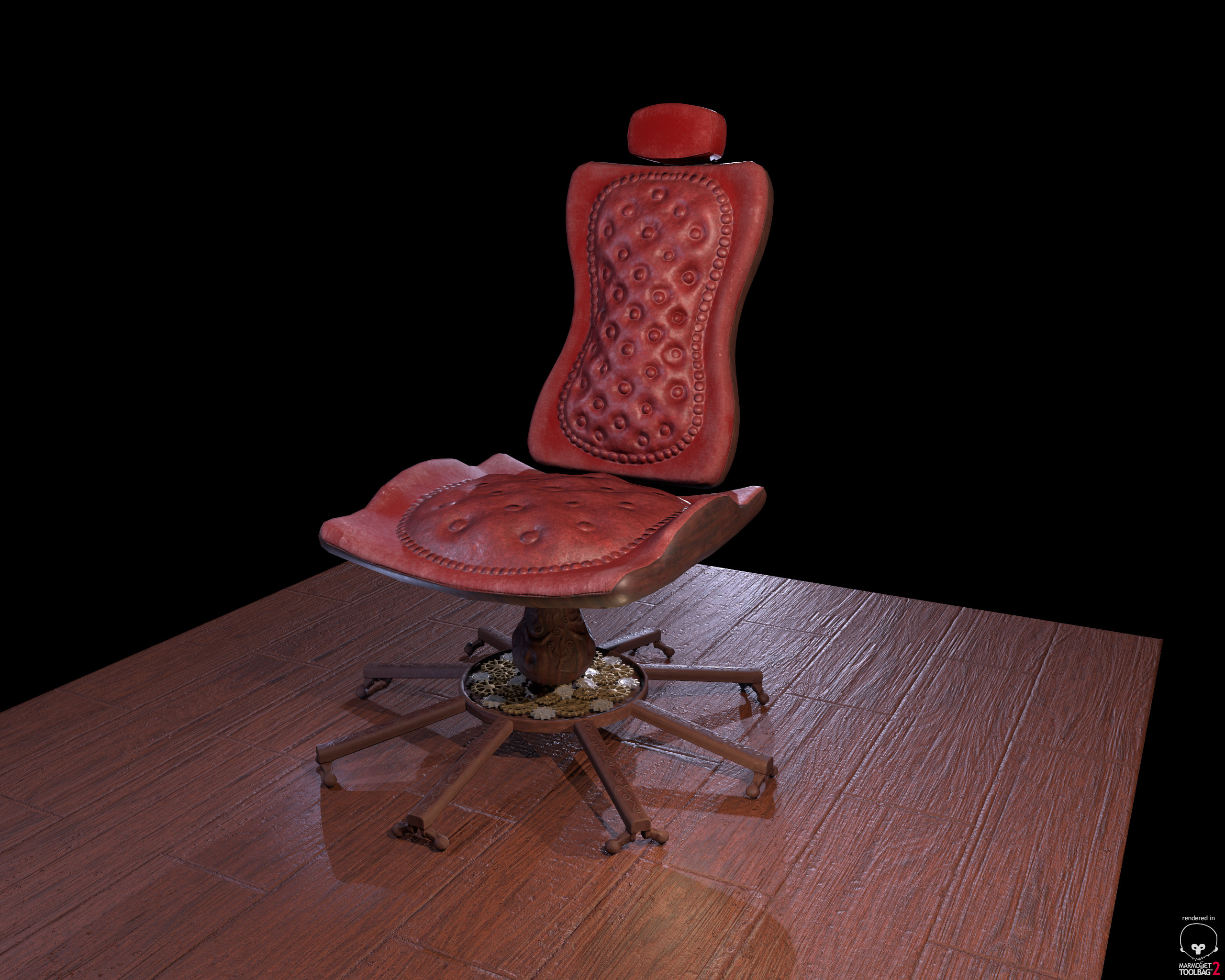 Steampunk best sale desk chair