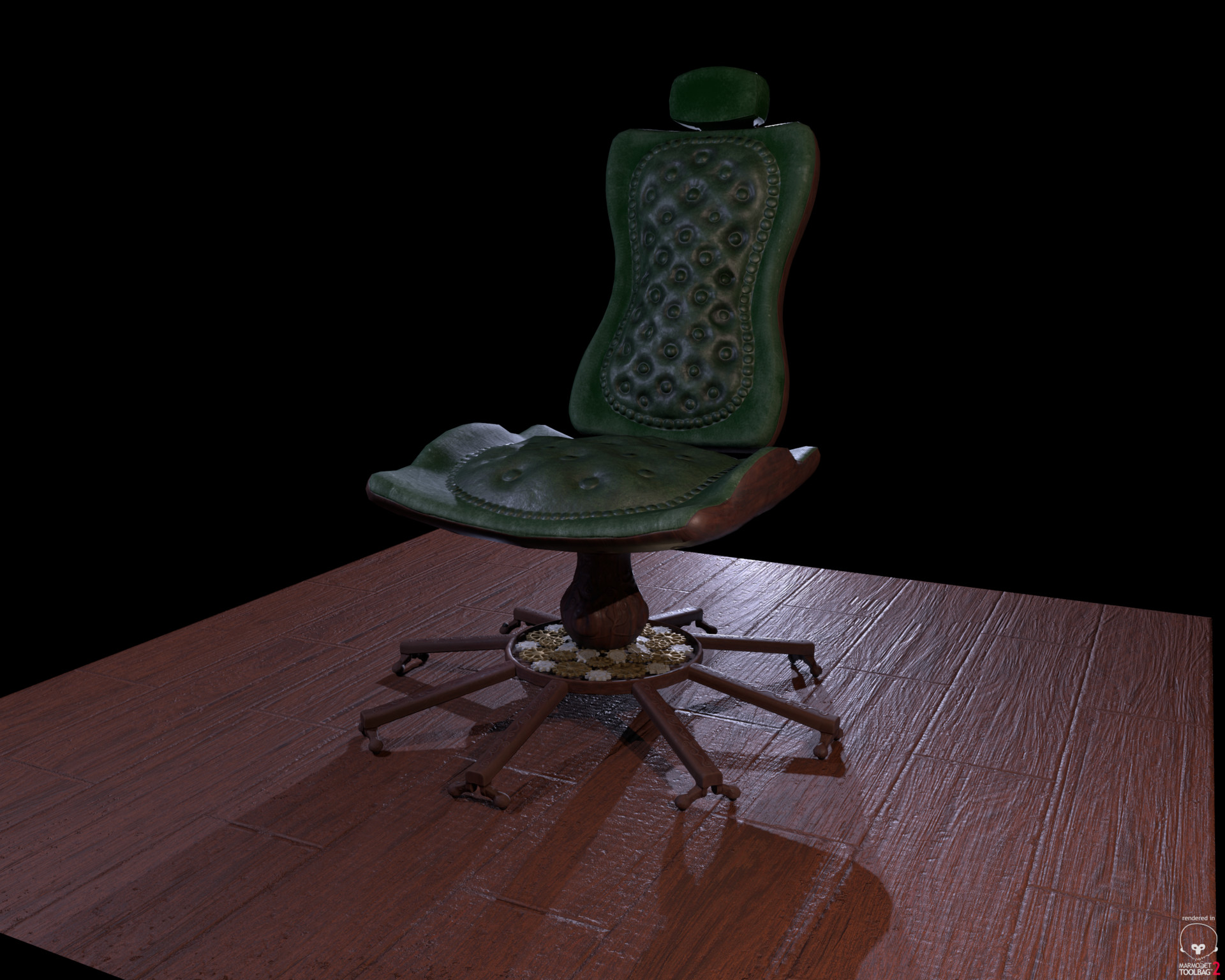 ArtStation steampunk chair