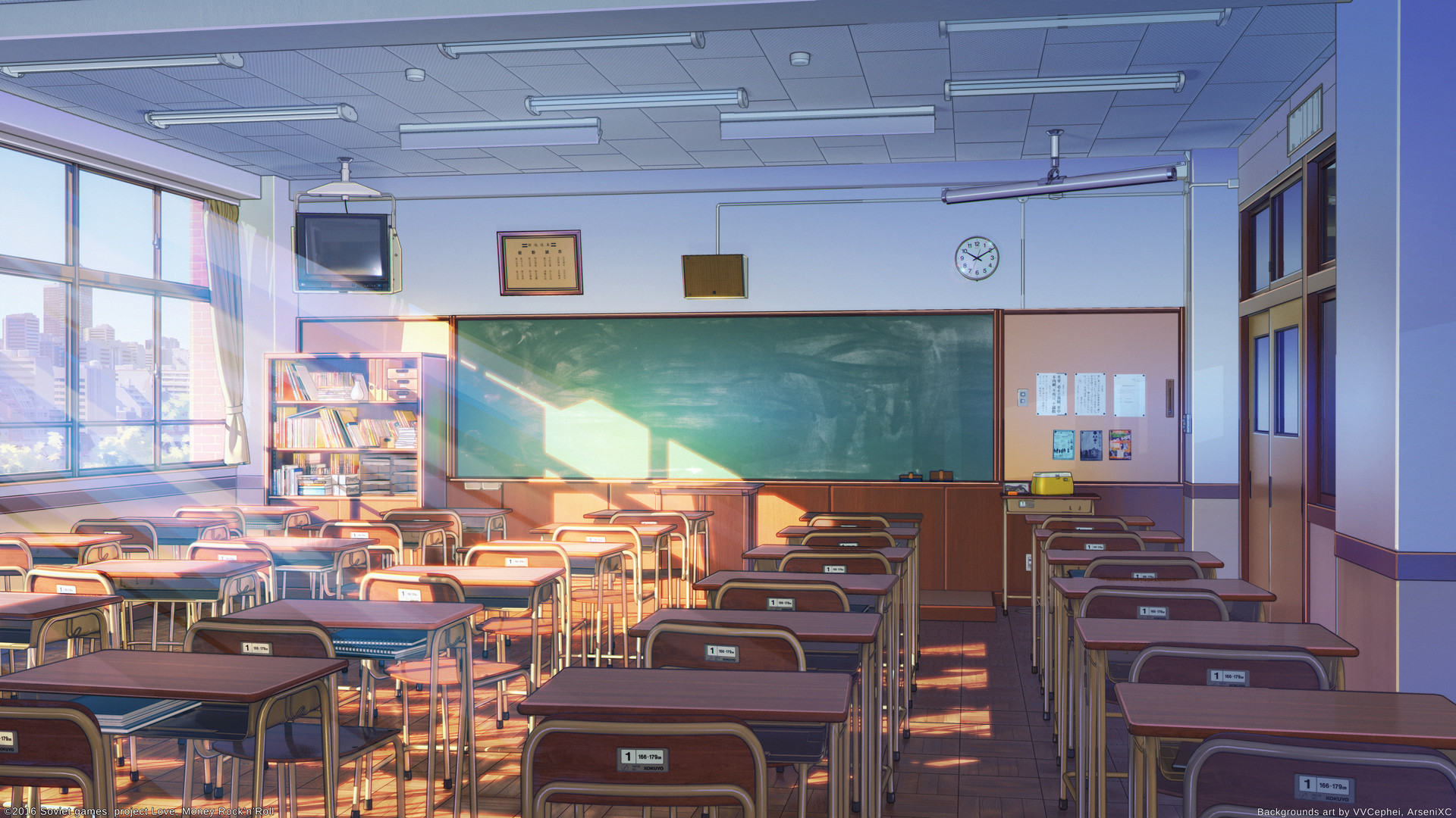 ArtStation - Anime Classroom