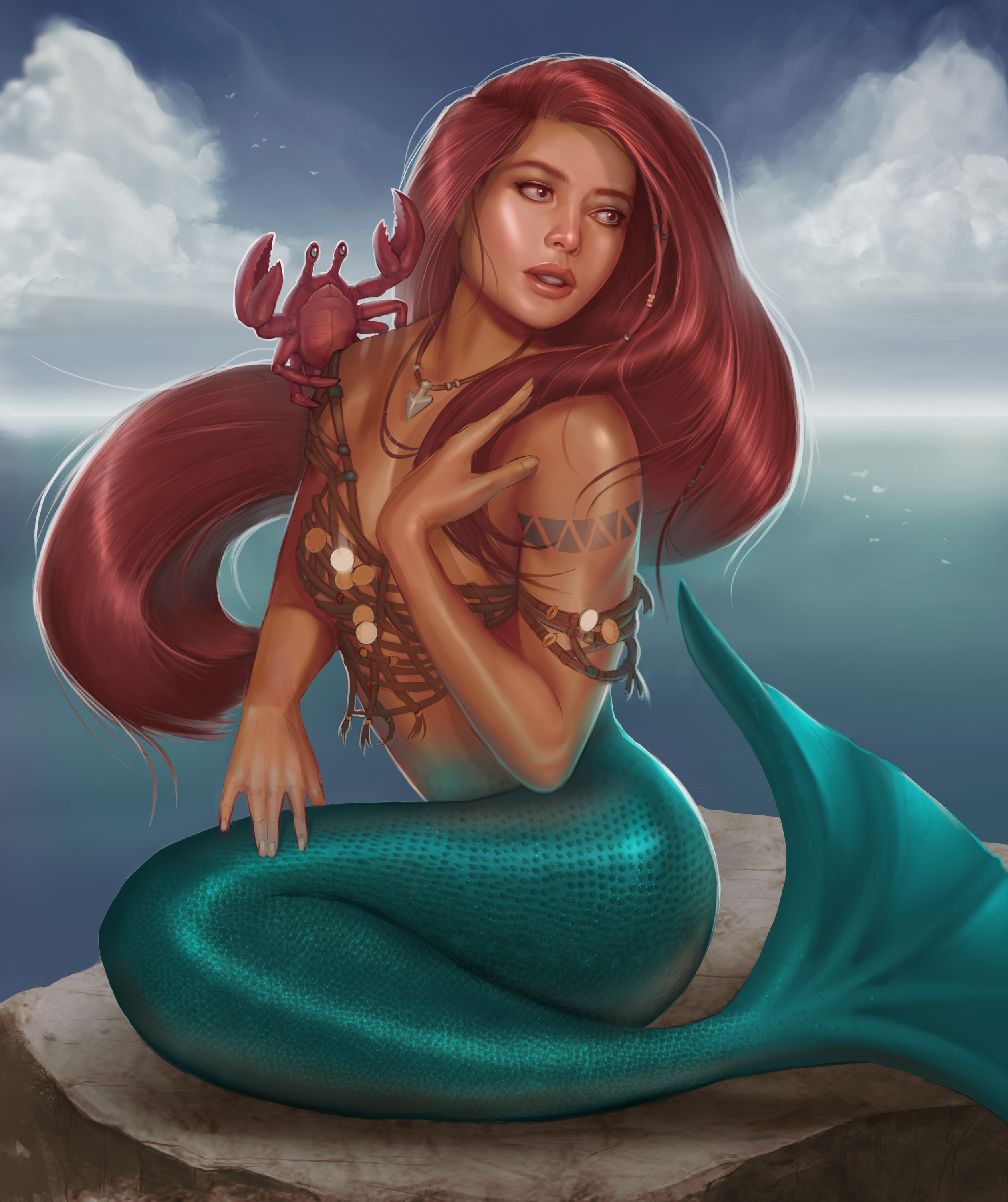 Mermaid and Friend