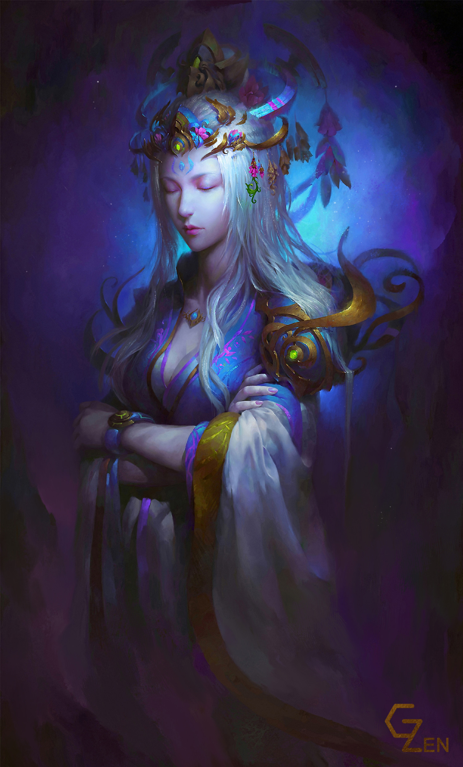 ArtStation - 姬妮雅·幽谧圣光