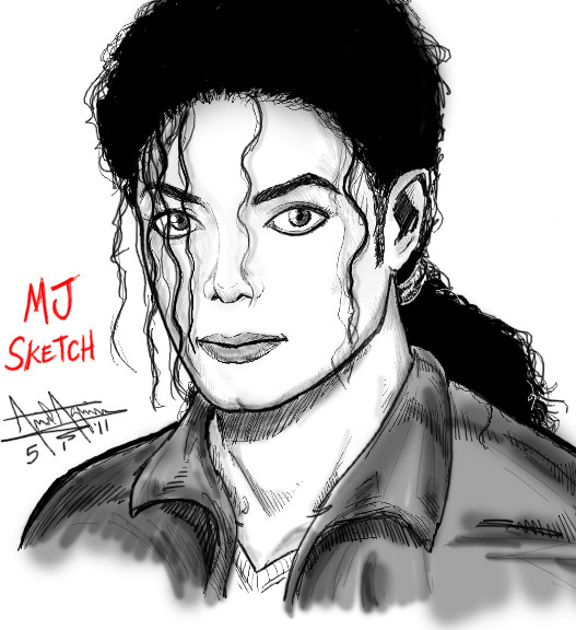 Michael Jackson  Check out this new pen sketch of Michael  Facebook