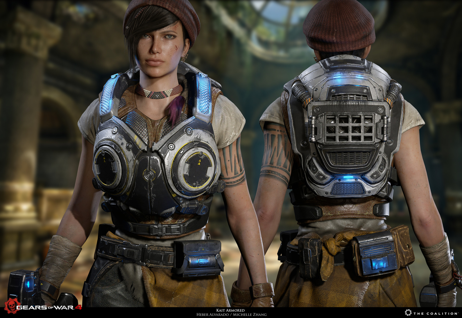 Artstation Kait Diaz Gears Of War 4 Heber Alvarado