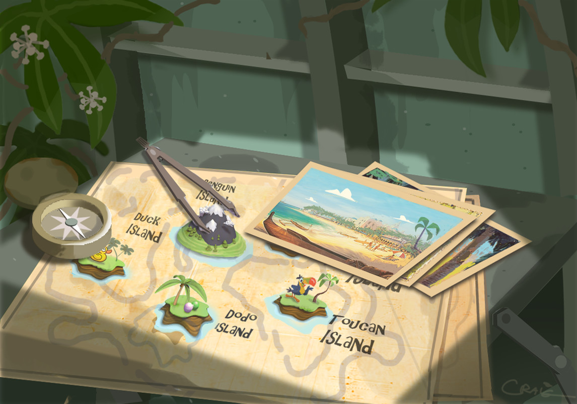 Craig Voigt Concept Digital Painting I Did For A Disney Game App