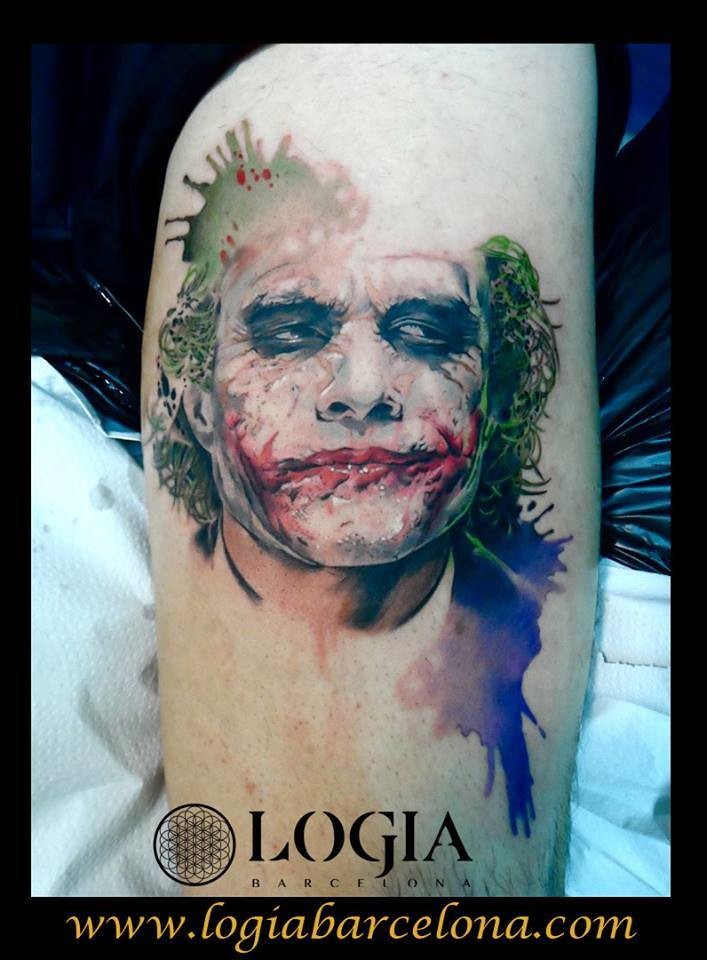 Artstation Tatuaje Brazo Joker Logia Barcelona Zoen Logia Barcelona
