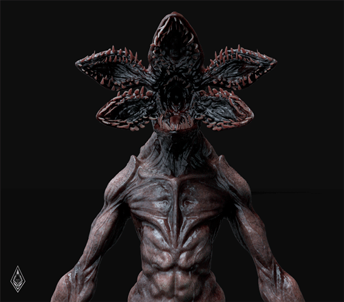 Artstation Stranger Things Demogorgon Ii Limkuk #tm art #stranger things #mike wheeler #eleven stranger things #dustin henderson #will byers inktober 21: artstation stranger things
