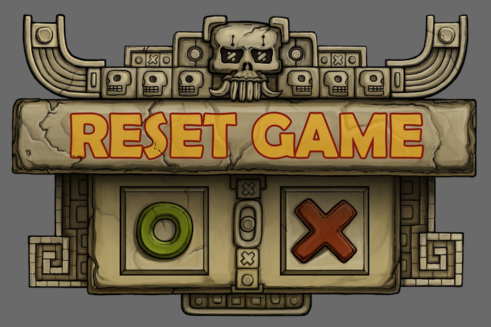 ArtStation - reset game button