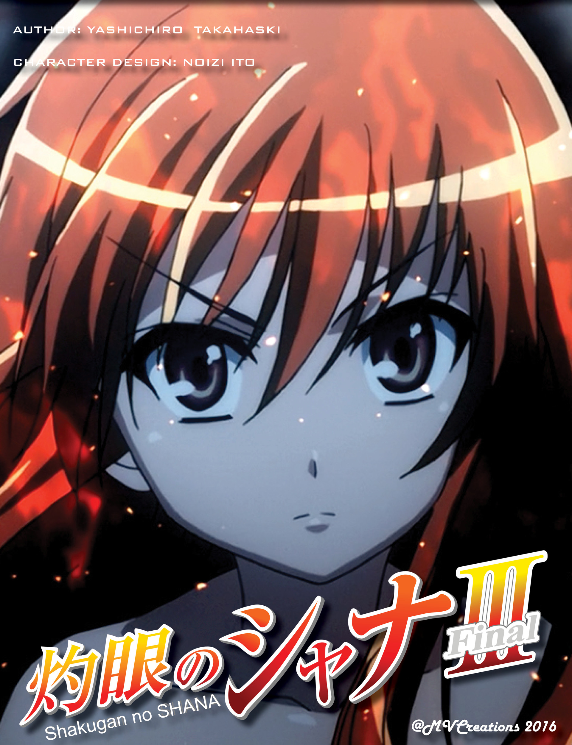 Artstation Shakugan No Shana Manga Front Cover Concept Mark