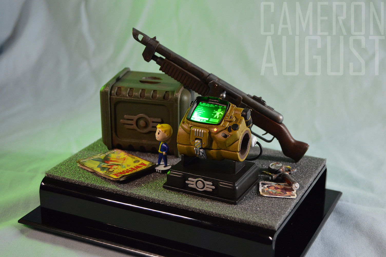 Artstation 1 6 Scale Pip Boy From Fallout 4 Cameron August