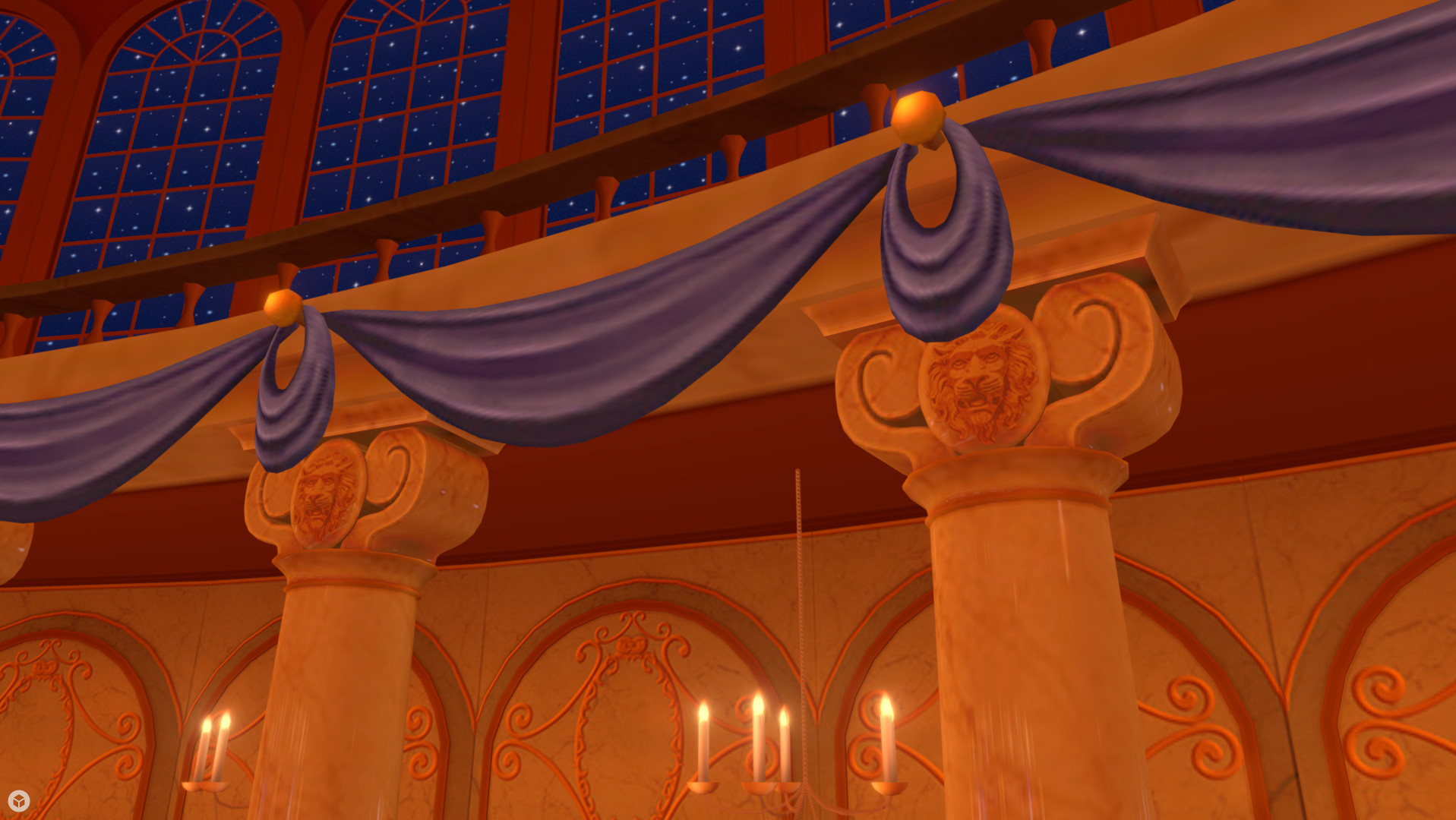 Artstation Beauty And The Beast Ballroom Kylie Van De Putte