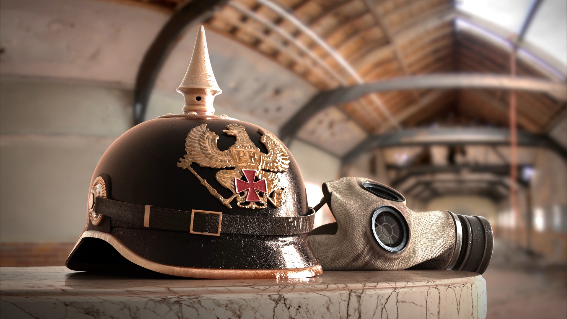 Artstation Pickelhaube World War One Richard Jan Postema