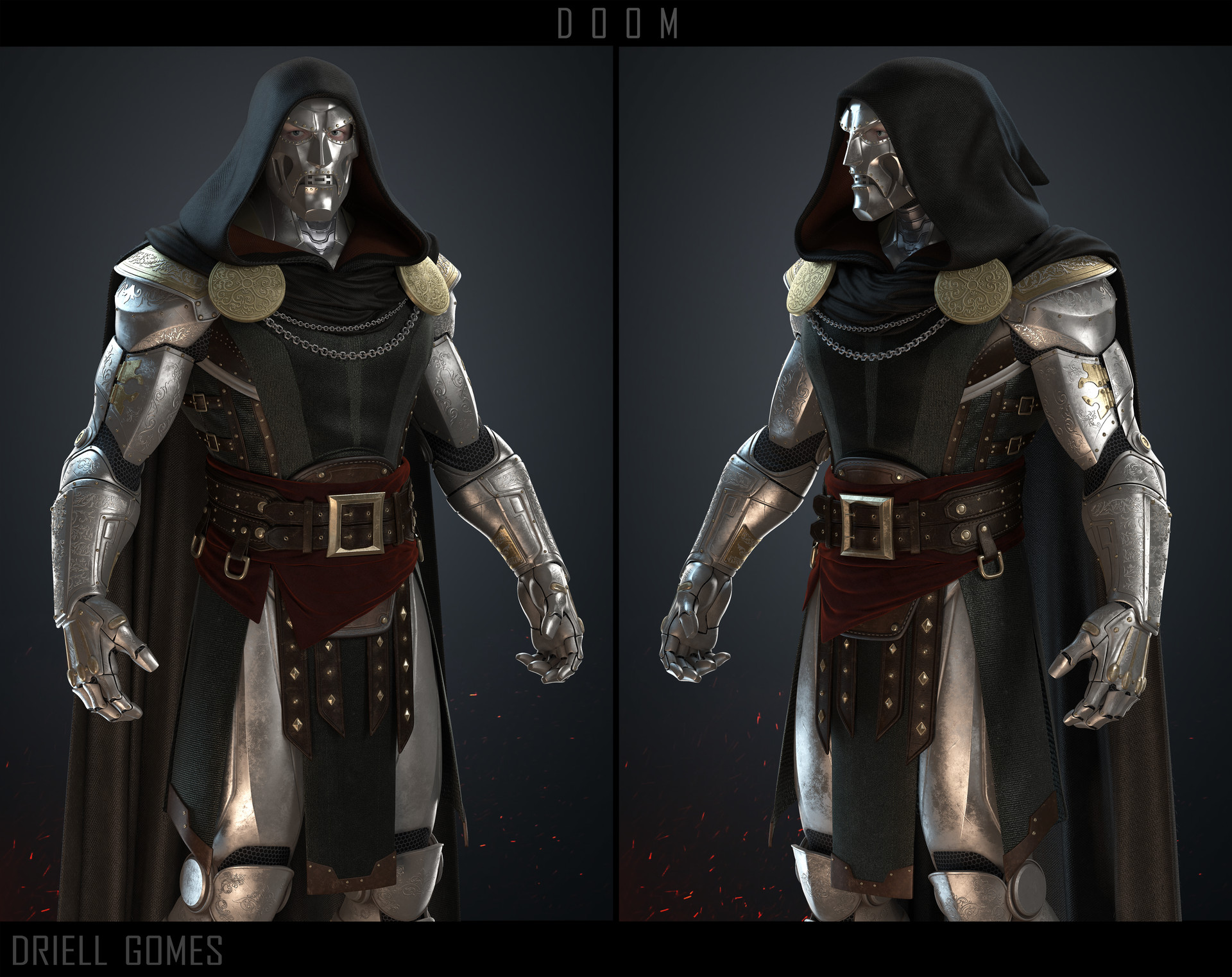 Artstation Dr Doom Driell Gomes