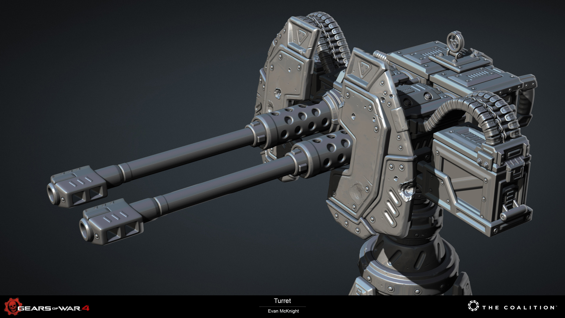 Evan McKnight Turret Gears of War 4