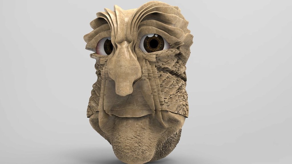 ArtStation tree bark guy