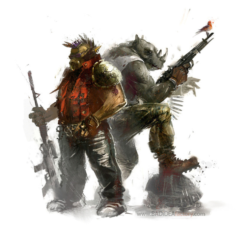 ArtStation - Bebop & Rocksteady