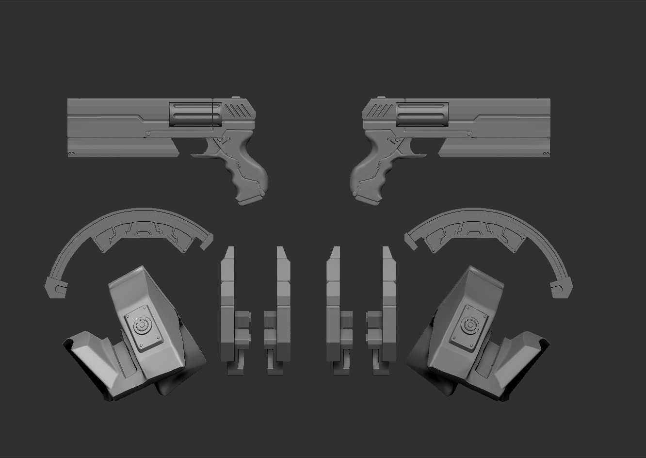 Gun Shoulder track