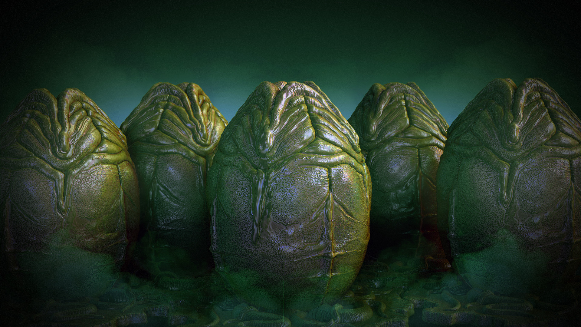 How to ZBrush Giger's Alien Egg (skip to 21s) .