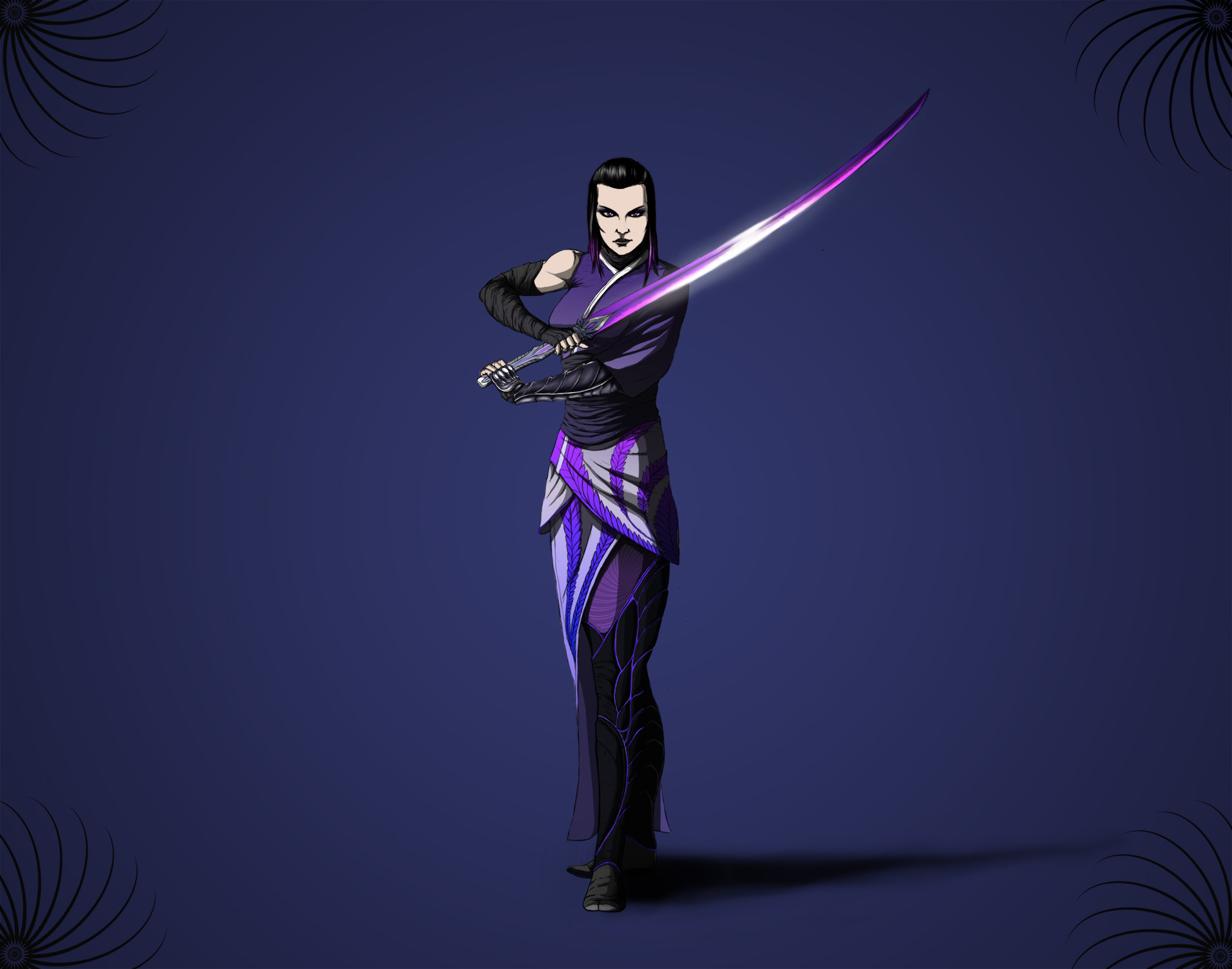 ArtStation The Violet Blade