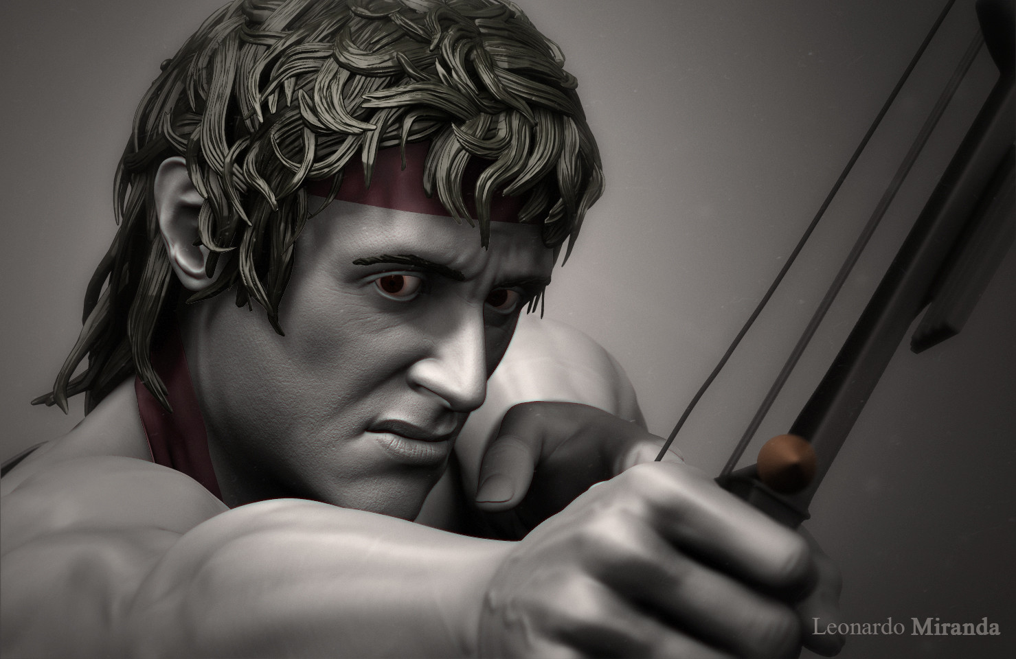 Final Render, face close...