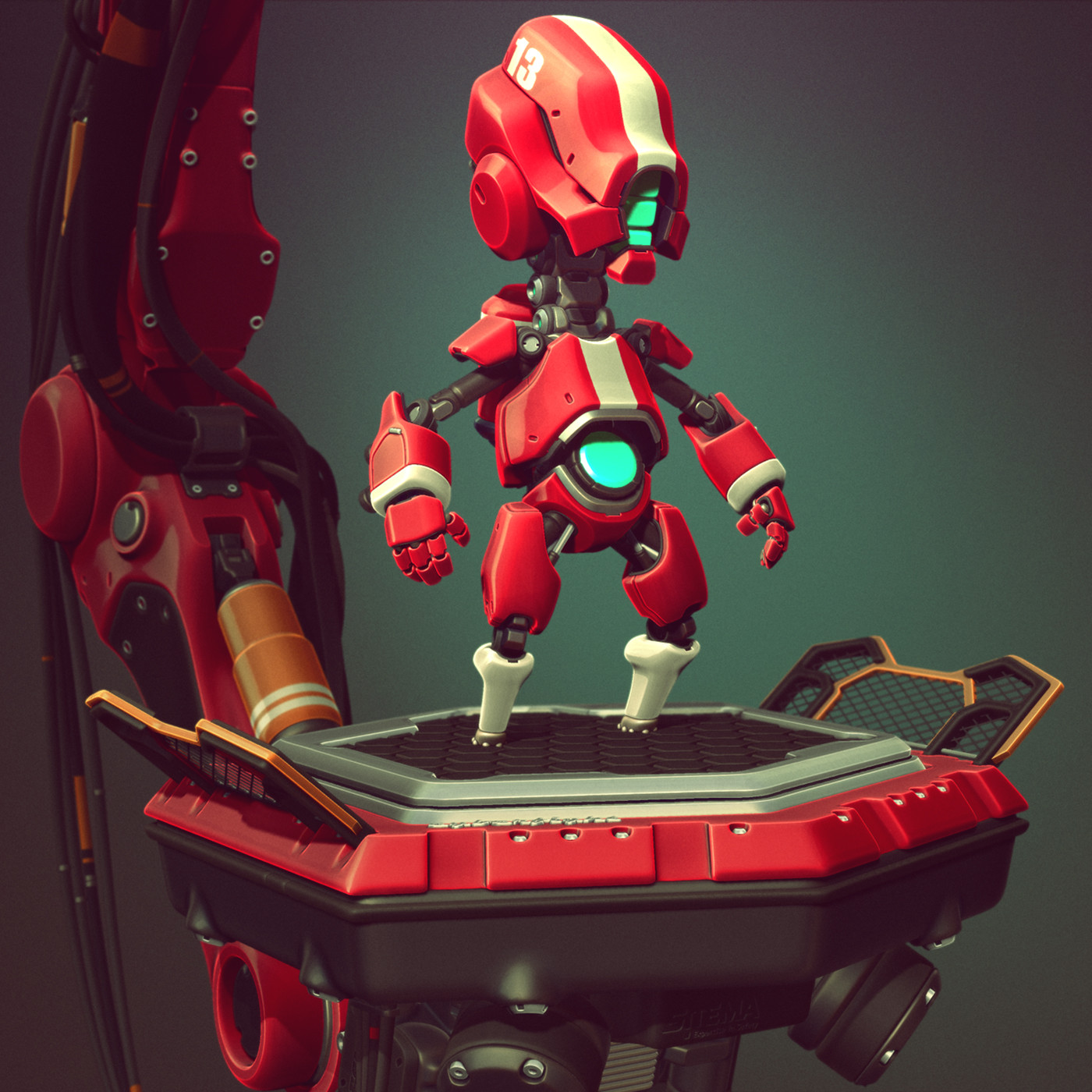 ArtStation cyberfight