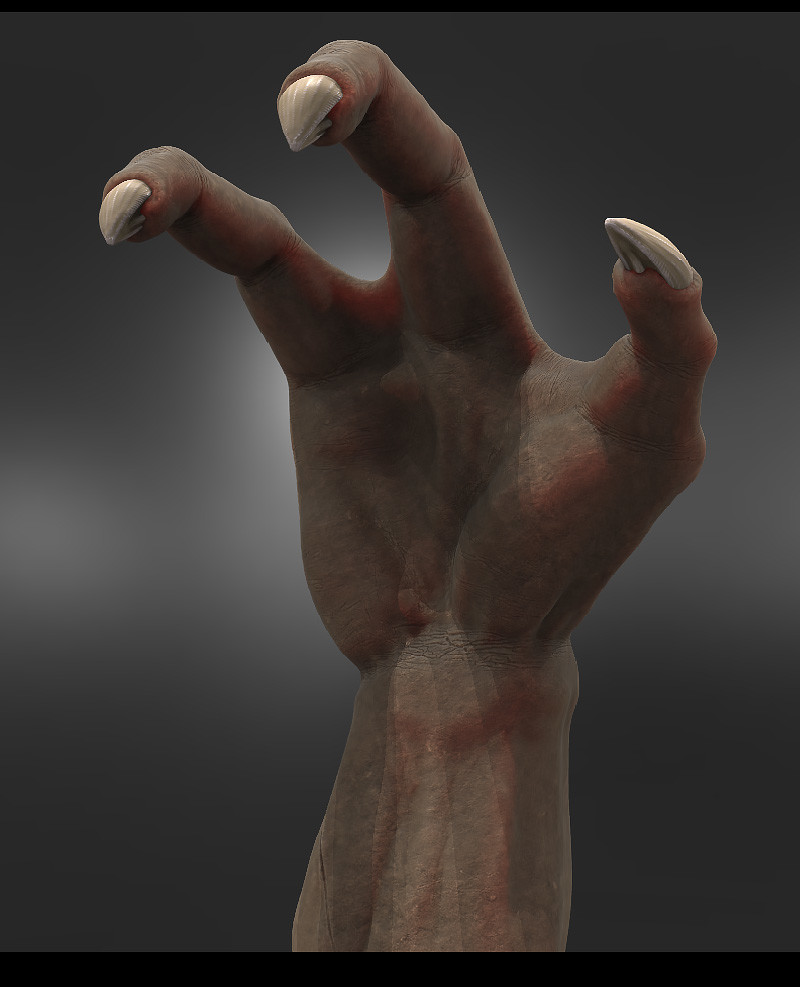 Oleg Kuropatski Wip Alien Hand