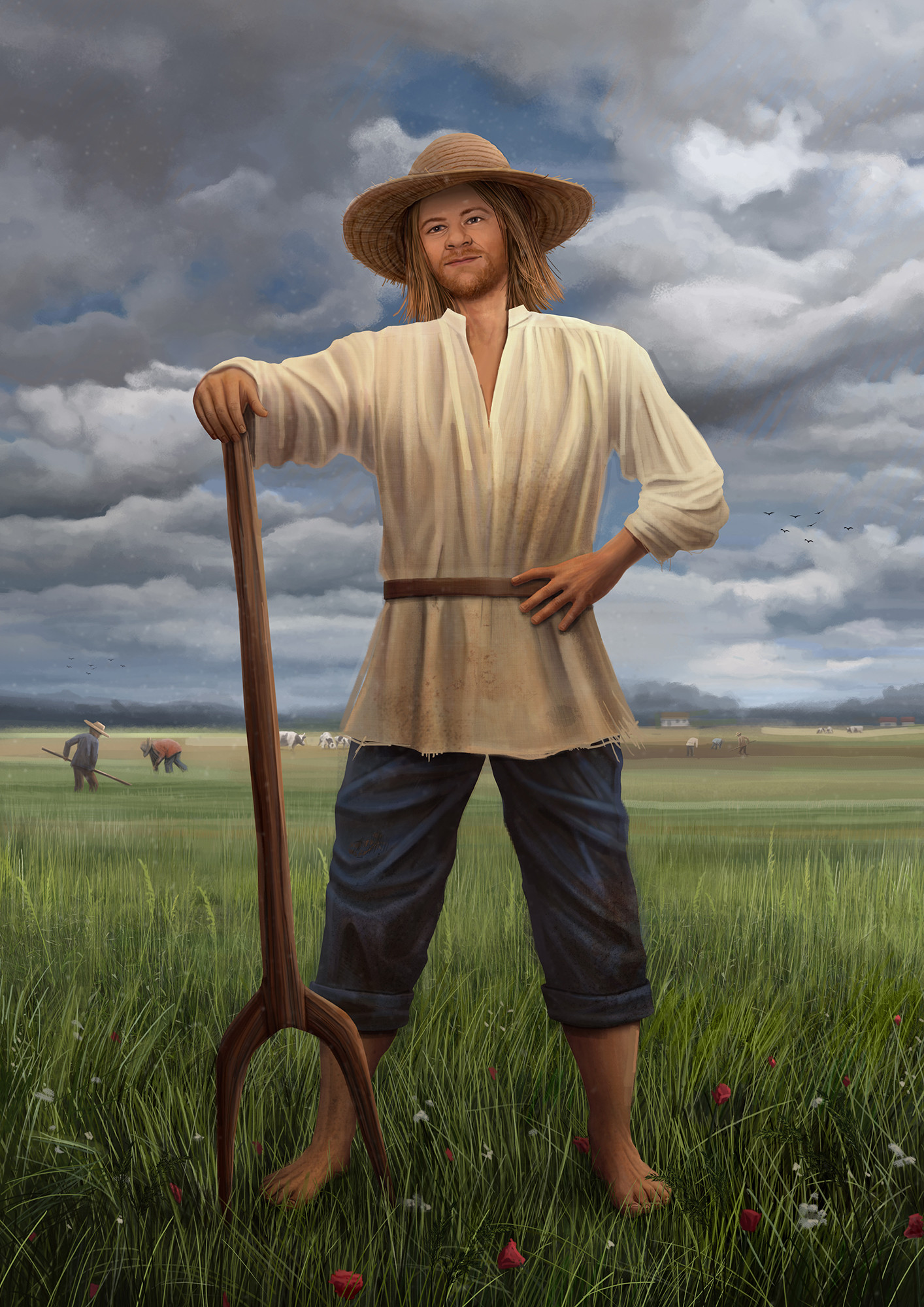 Medieval Serf Farmer