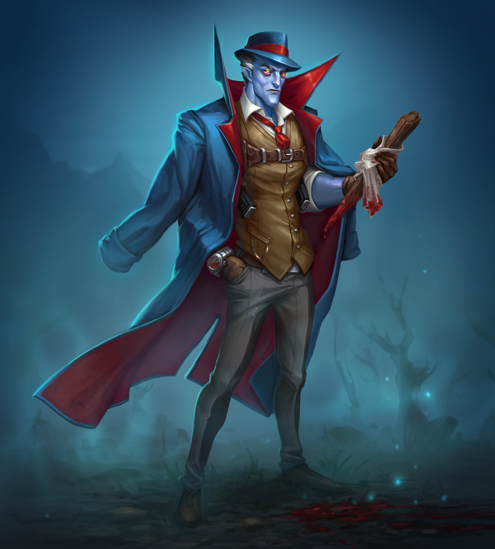 ArtStation - Vampire detective