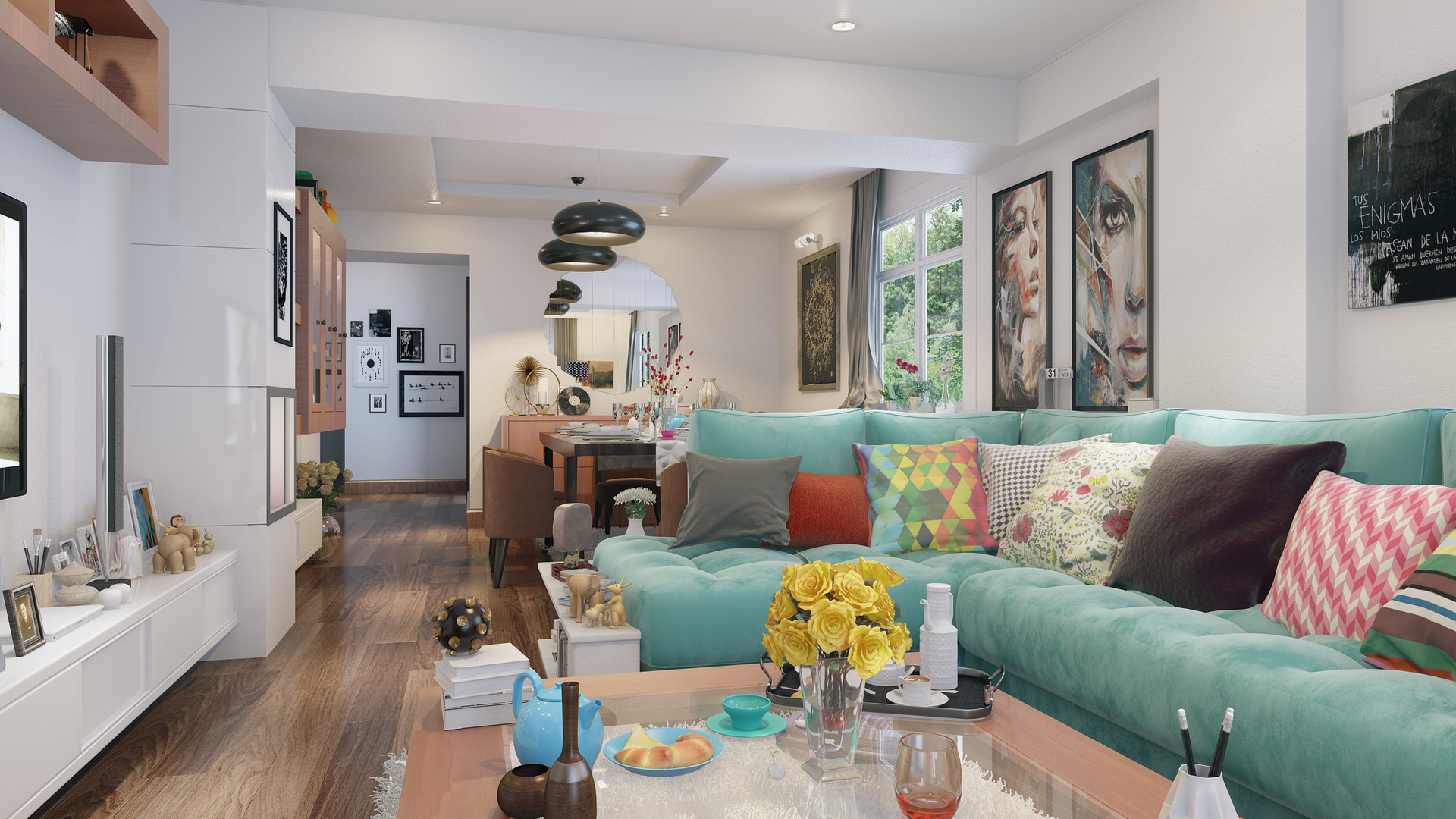 Artstation Apartment In Egypt Interior Design Living