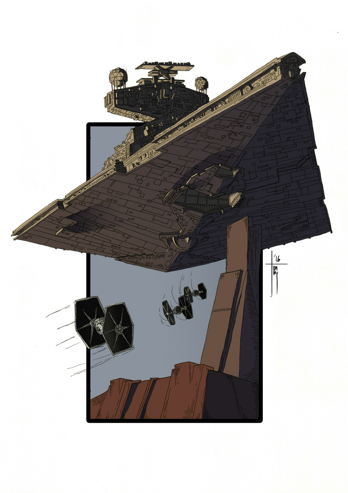 star destroyer over jedha