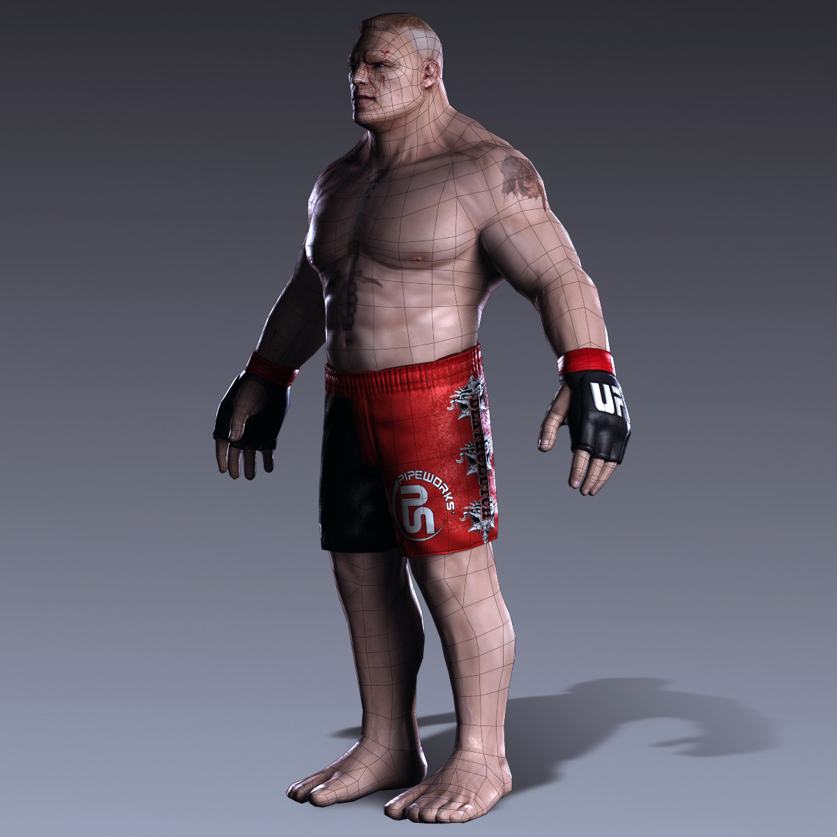 Artstation Brock Lesnar Isaac Bratzel