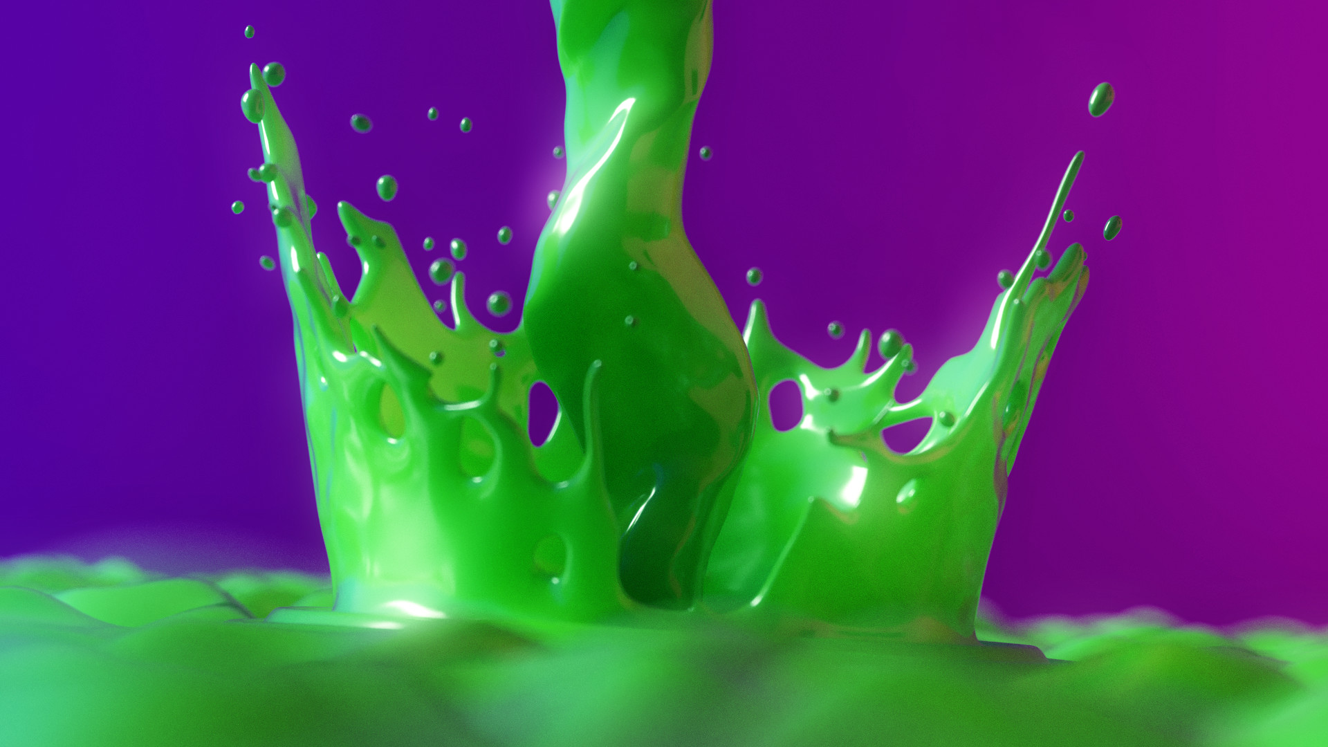 Green Slime Splash.