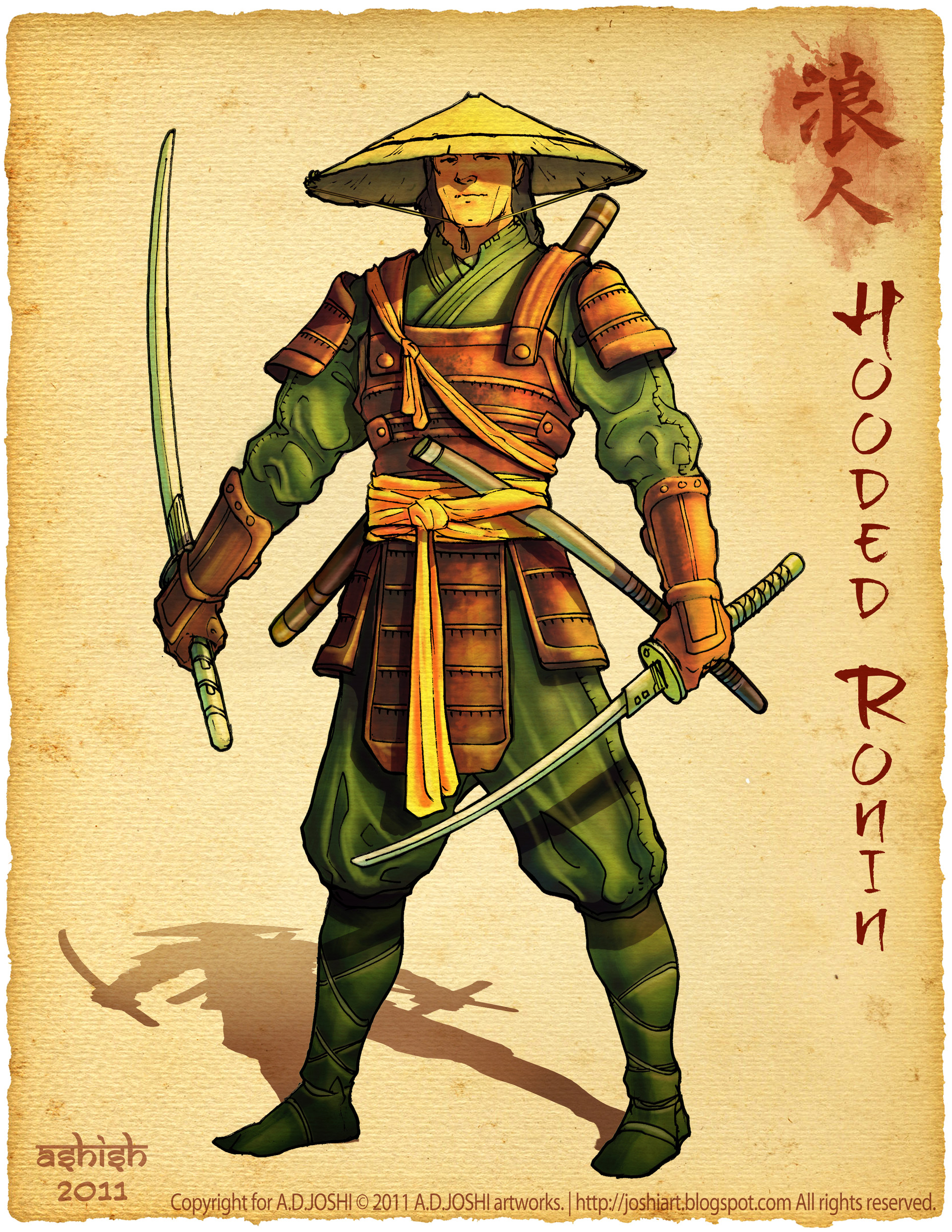 ArtStation Hooded Ronin