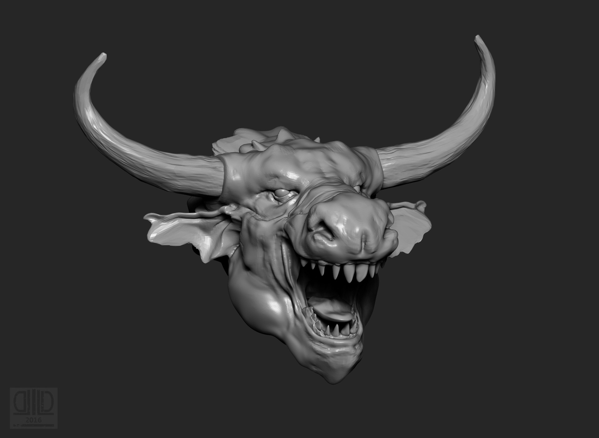 ArtStation - Minotaur Head