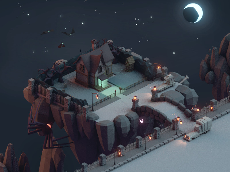Artstation Game Art Unboxed Halloween Contest Entry Mohamed Chahin