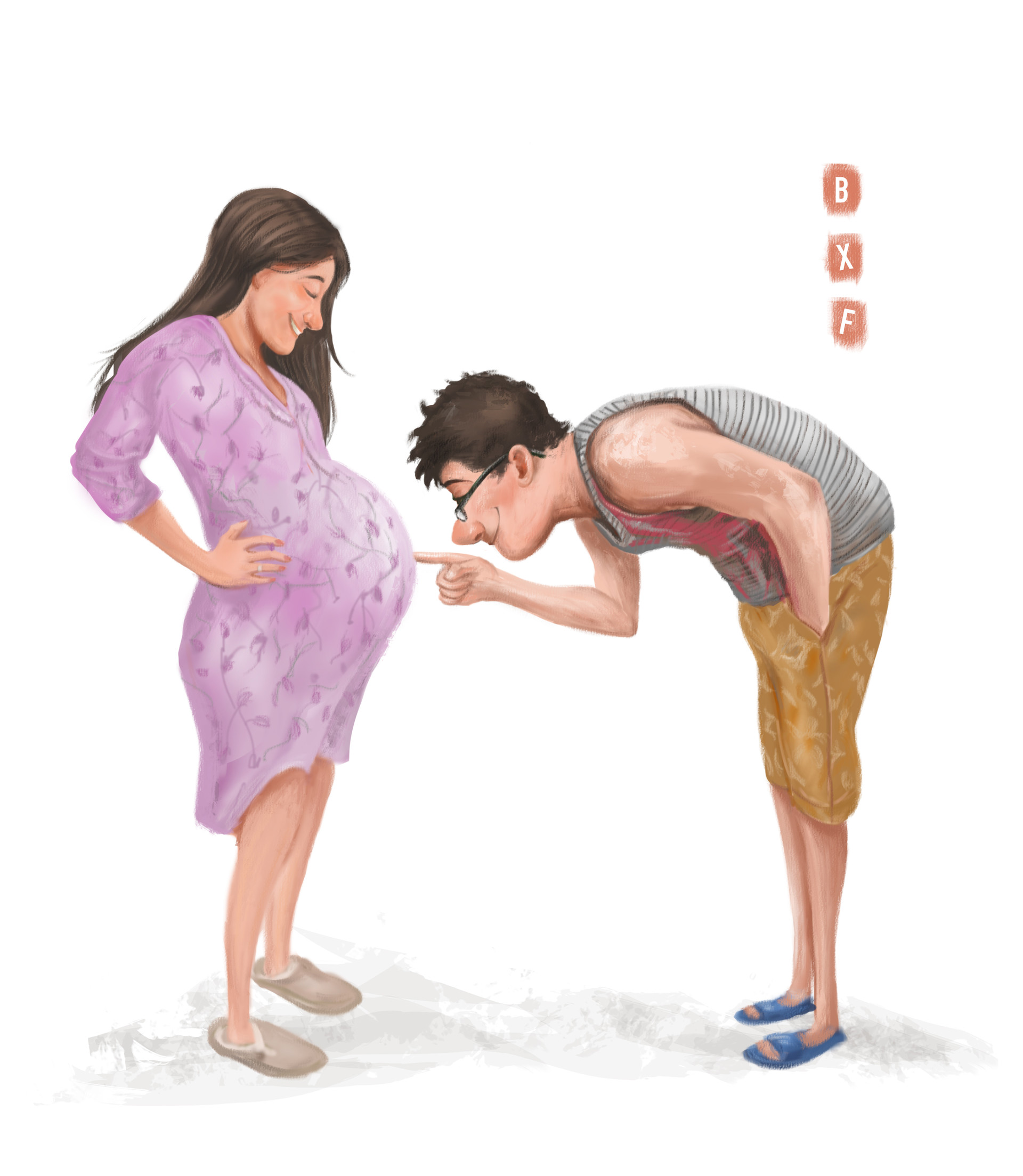 sharing my pregnant wife