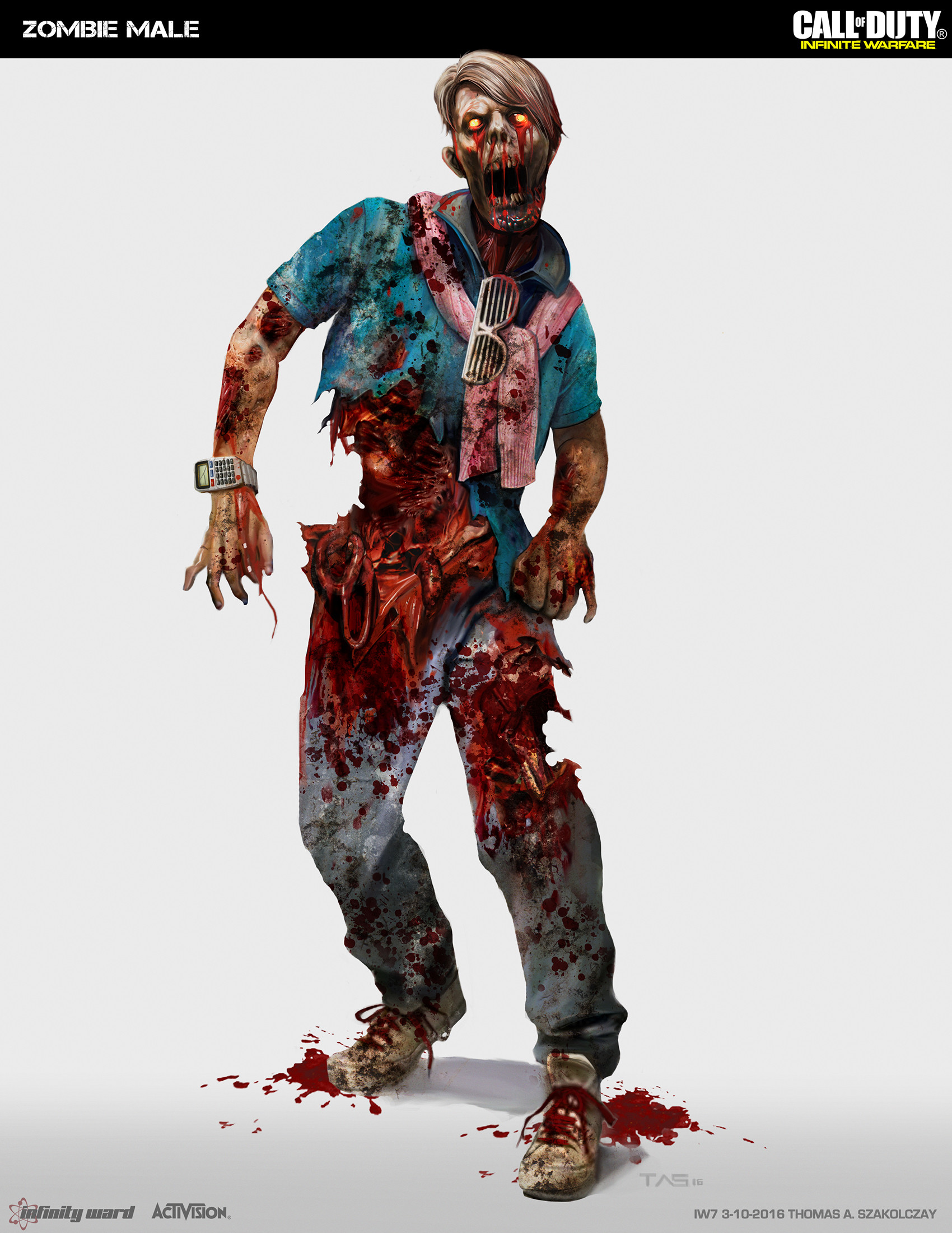 Artstation Call Of Duty Infinite Warfare Zombies Character Art