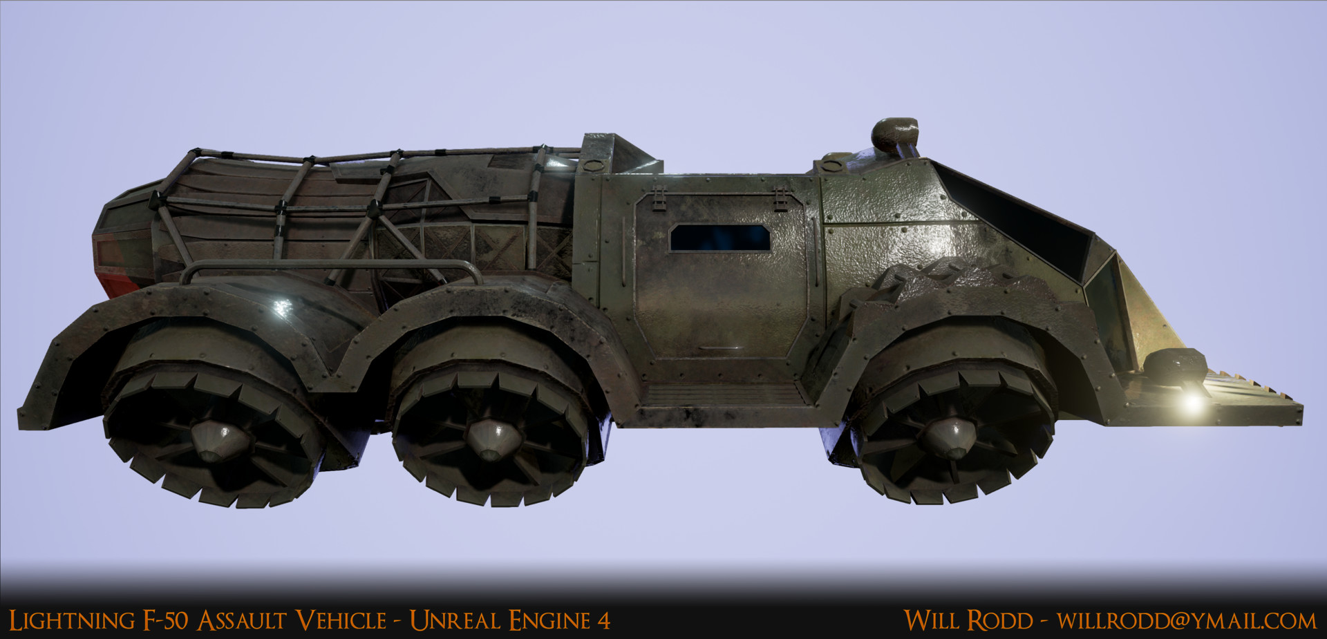 Will Rodd - Lightning F-50 Assault Vehicle